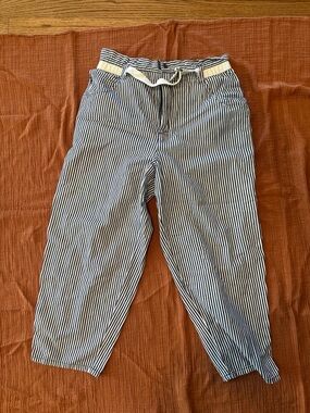 Vintage Esprit Striped Navy & White Pants